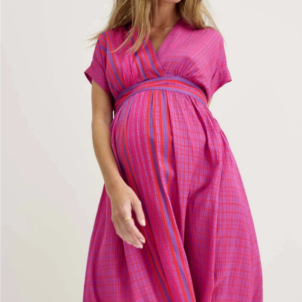 Hatch Pink and Purple Maxi Dress